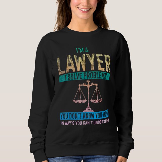 Geboren, Rechtsanwälte anzufechten 3 Sweatshirt (Vorderseite)