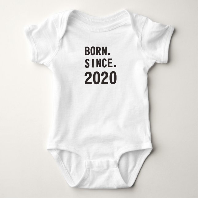 Geboren seit 2020 baby strampler (Vorderseite)