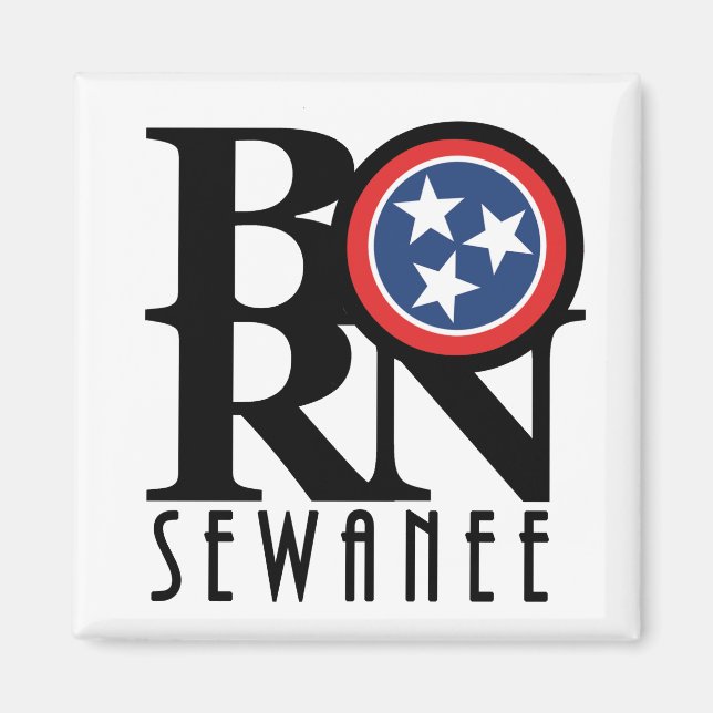 GEBOREN Sewanee Tennessee Magnet (Vorne)