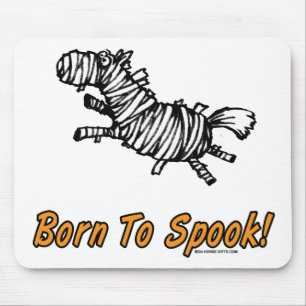 Geboren Spook Halloween-Pferd! Mousepad
