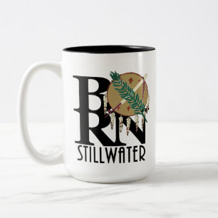 GEBOREN Stillwater OK 15oz Zweifarbige Tasse