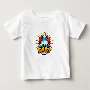 Geboren, Super zu sein Baby T-shirt