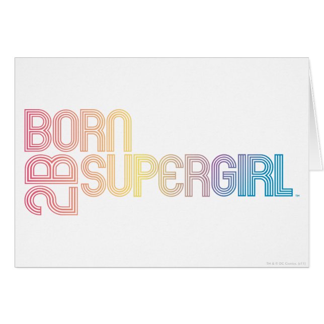 Geboren, Supergirl zu sein (Vorderseite (Horizontal))