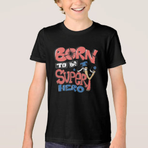 Geboren, Superheld zu sein Tri-Blend Shirt