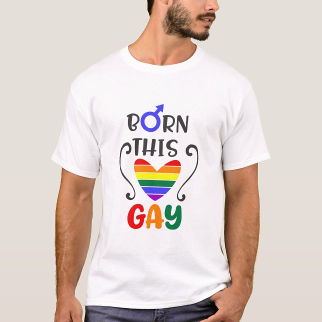 Geboren T-Shirt (Vorderseite)