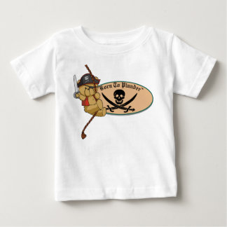 Geboren, - Teddy-Bärn-Piraten auf Seil zu plündern Baby T-shirt