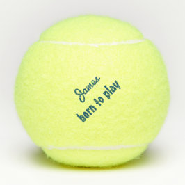 Geboren Tennisball (Penn)-Zitat personalisieren Tennisbälle