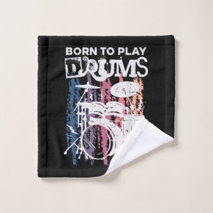 Geboren, Trommeln zu spielen, Rock Music Band Drum Waschlappen