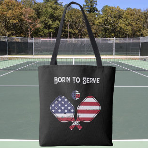 Geboren, um das Pickleball der amerikanischen Flag