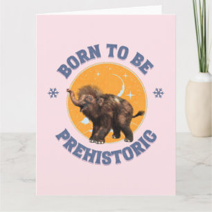Geboren um ein prähistorisches Wollhaarmammut-Baby Karte