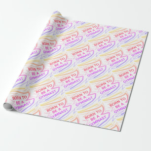 Geboren um ein Turner zu sein Geschenkpapier