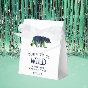 Geboren, um eine wilde Babydusche zu sein Geschenkschachtel