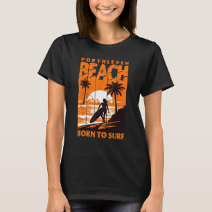 Geboren, um Porthleven Beach Cornwall England Sum T-Shirt