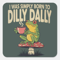 Geboren um zu bummeln Vintage Frosch Lustig Retro 