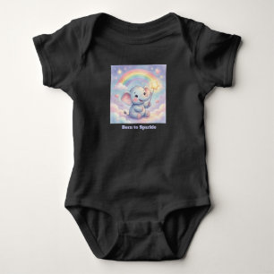 Geboren um zu funkeln baby strampler