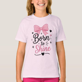 Geboren um zu glänzen Grafik-T-Shirt für Teenager- T-Shirt