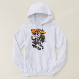 Geboren um zu skaten, gezwungen zu lernen, lustige hoodie