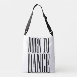 Geboren um zu tanzen Minimalist Dance Quote T-Shir Tragetaschen Mit Langen Trägern