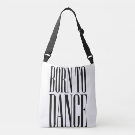 Geboren um zu tanzen Minimalist Dance Quote T-Shir Tragetaschen Mit Langen Trägern