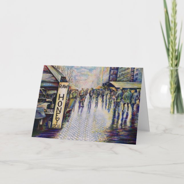 Geboren unter einer schlechten Grußkarte Karte (Vorderseite)