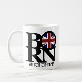 GEBOREN Walton-On-Thames 11oz Kaffeetasse