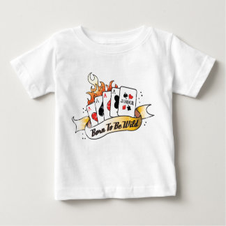 Geboren, wilde T zu sein Baby T-shirt