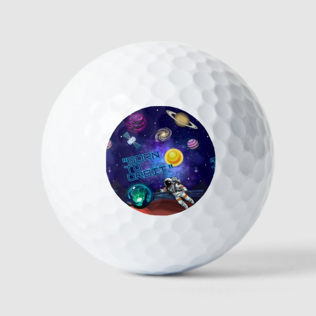 GEBOREN ZU BESTELLEN GOLFBALL (Vorderseite)