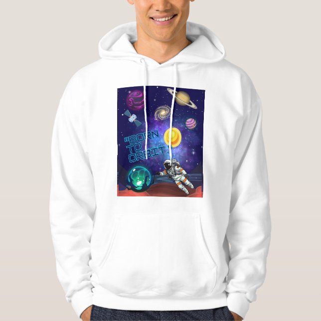 GEBOREN ZU BESTELLEN HOODIE (Vorderseite)