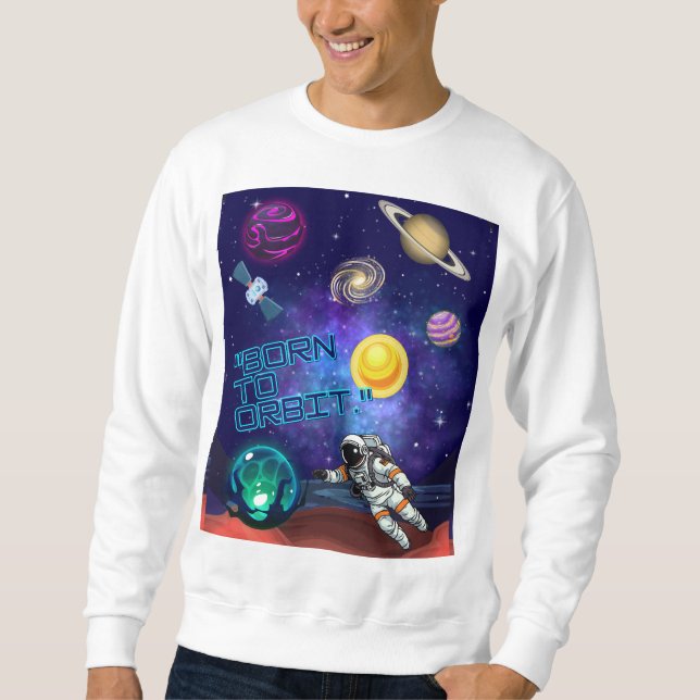 GEBOREN ZU BESTELLEN SWEATSHIRT (Vorderseite)