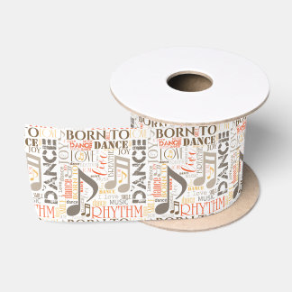 Geboren zu Dance Brown ID277 Satinband
