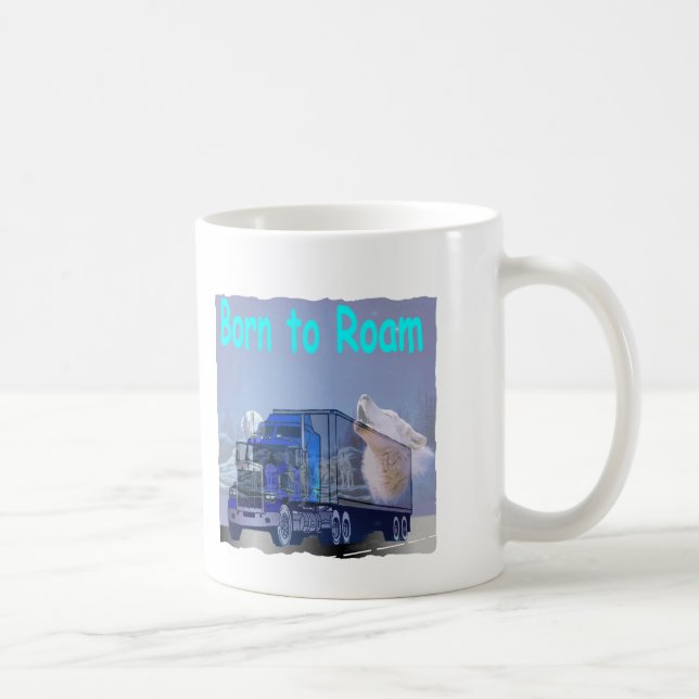 Geboren zu durchstreifen kaffeetasse (Rechts)