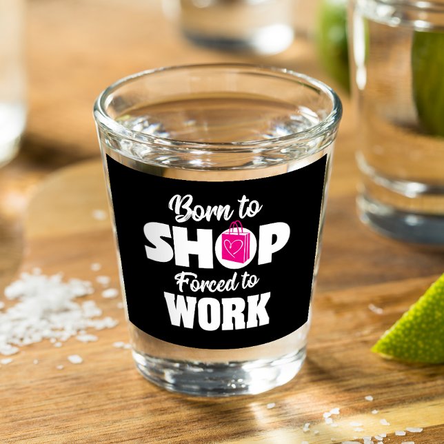 Geboren zu erwerben Zwangsarbeit Schnapsglas (Von Creator hochgeladen)