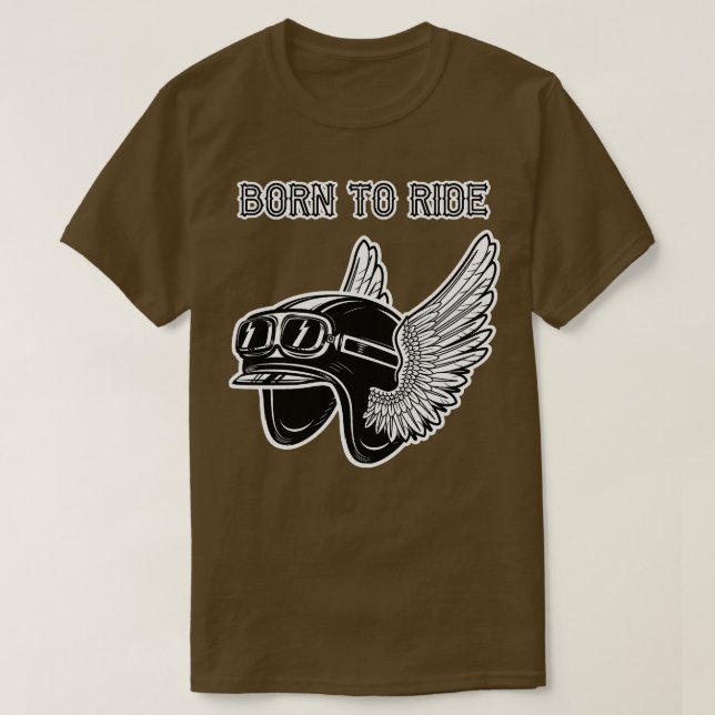 Geboren zu fahren T-Shirt (Design vorne)