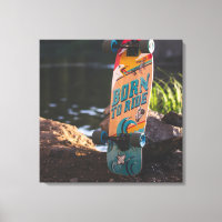 Geboren zu fahrende Skateboard