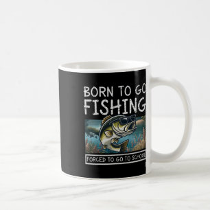 Geboren zu Fisch, der gezwungen ist, zum Fischfang Kaffeetasse