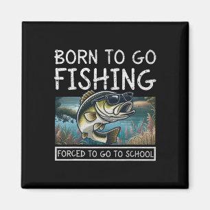 Geboren zu Fisch, der gezwungen ist, zum Fischfang Magnet