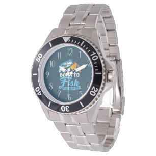 Geboren zu fischen gezwungen, Männer zu arbeiten Armbanduhr