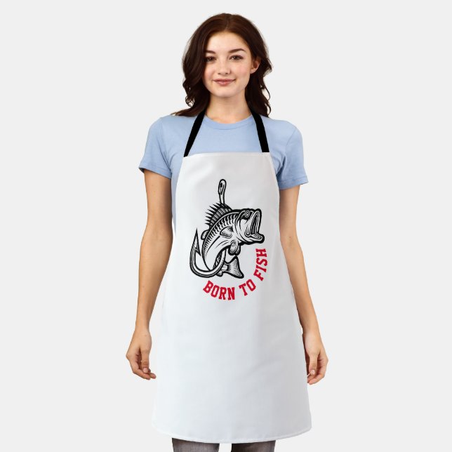 Geboren zu fischen schürze (Getragen)