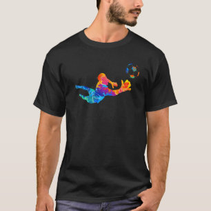 Geboren zu fliegen Goalie Soccer Torhüter T-Shirt