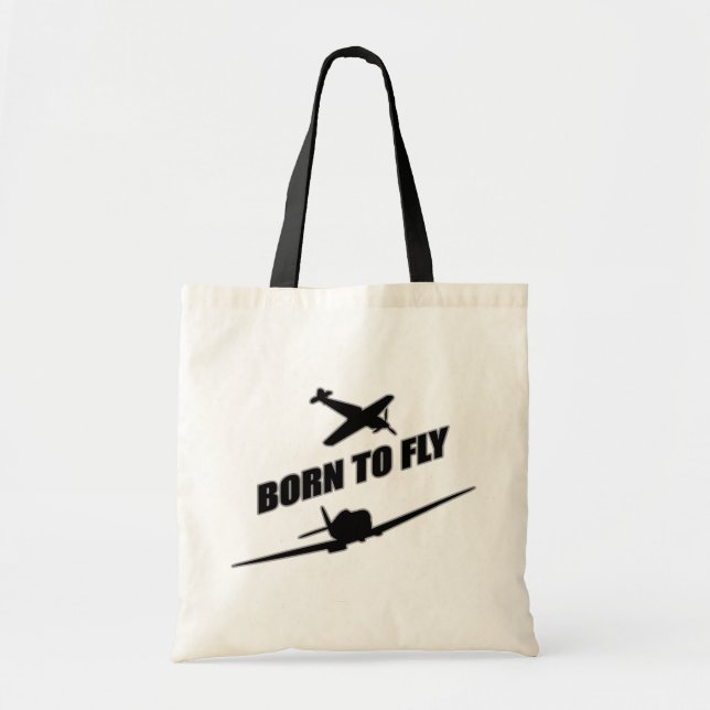 Geboren zu fliegen tragetasche (Vorne)