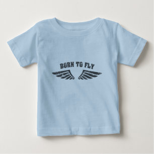 Geboren zu Flügen Baby T-shirt