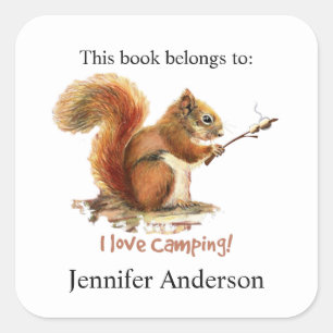 GEBOREN, ZU GEHEN CAMPING QUADRATISCHER AUFKLEBER