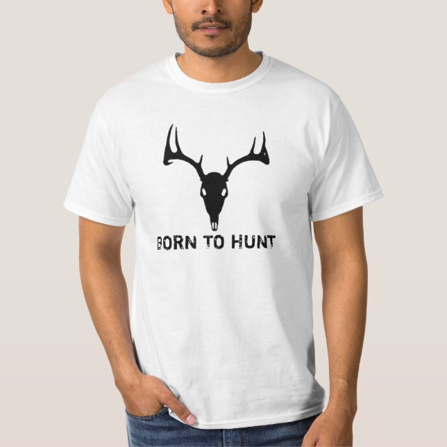 GEBOREN ZU JAGEN T-Shirt (Vorderseite)