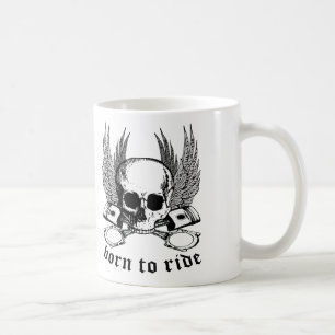 Geboren zu reiten tasse