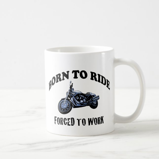 GEBOREN ZU REITEN TASSE (Rechts)