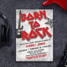 Geboren zu Rock - Babydusche