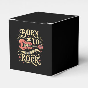 Geboren zu Rock Electric Guitar Geschenkschachtel