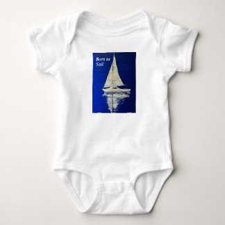 Geboren zu Sail Baby Geschenk. Strampler