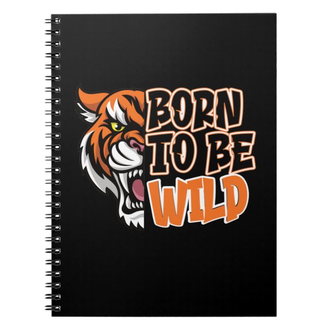 Geboren zu sein - Tiger Art Notizblock (Vorderseite)