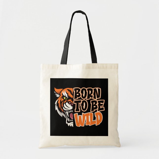 Geboren zu sein - Tiger Art Tragetasche (Vorne)